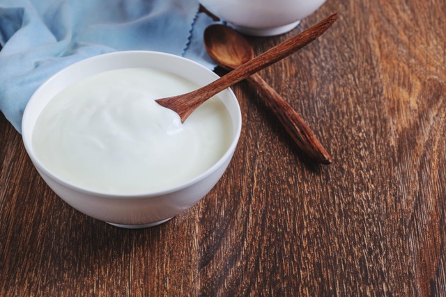 Plain Greek yogurt